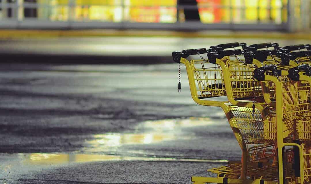 yellow shopping carts