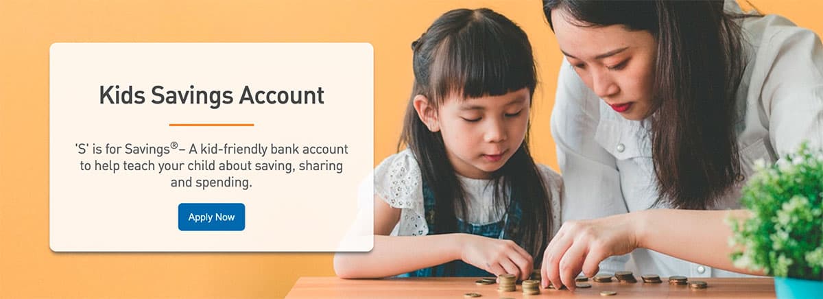 Kids bank deals account