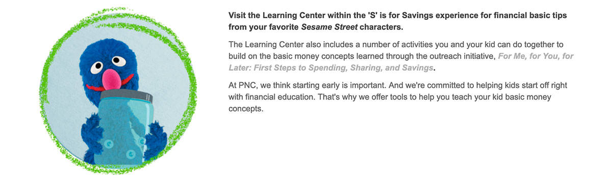 PNC Bank - S is for Savings