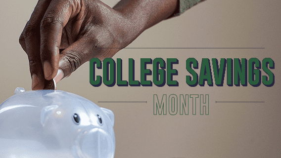 Piggy Bank – College Savings Month