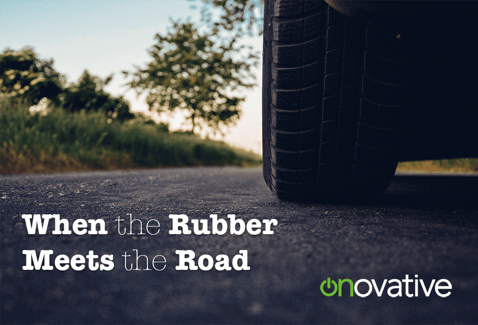 Auto Loan Postcard - Rubber Meets Road