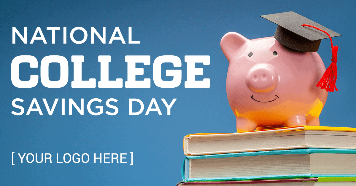Cap & Piggy Bank – College Savings Day