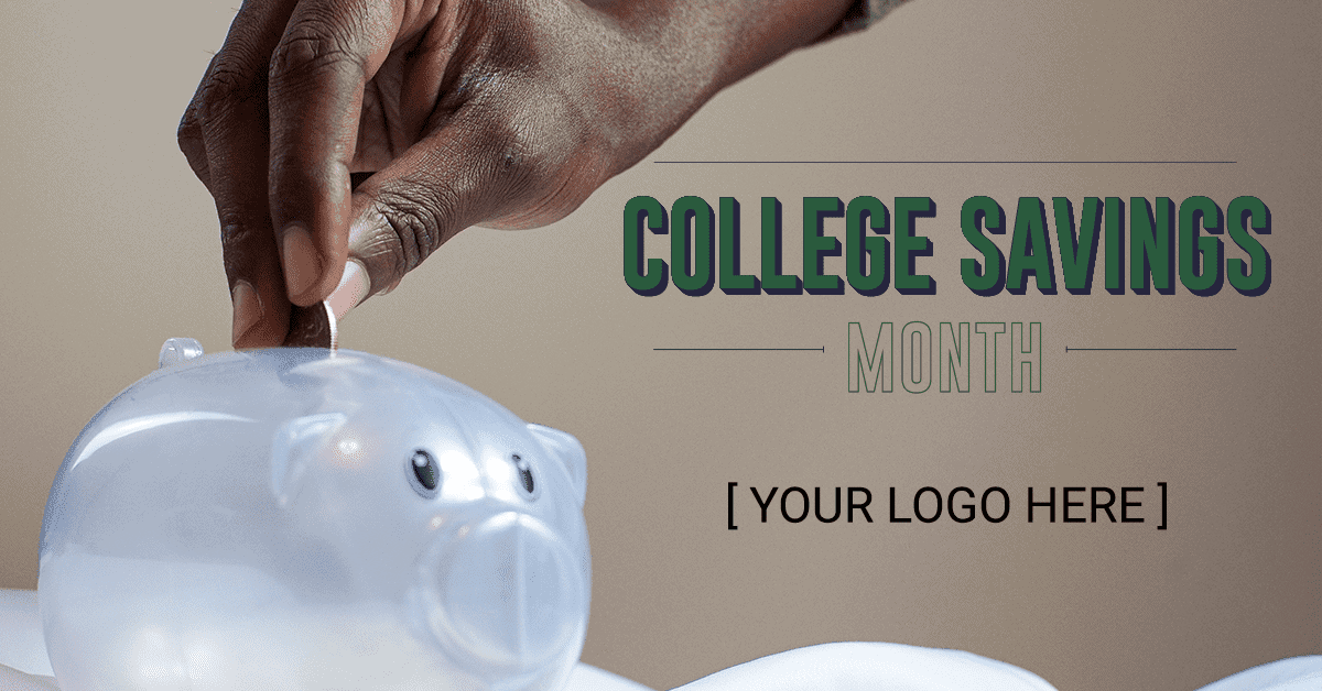 Piggy Bank – College Savings Month