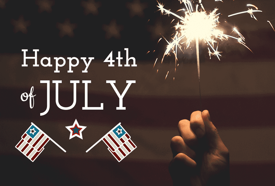 Independence Day Postcard Template - Sparkler