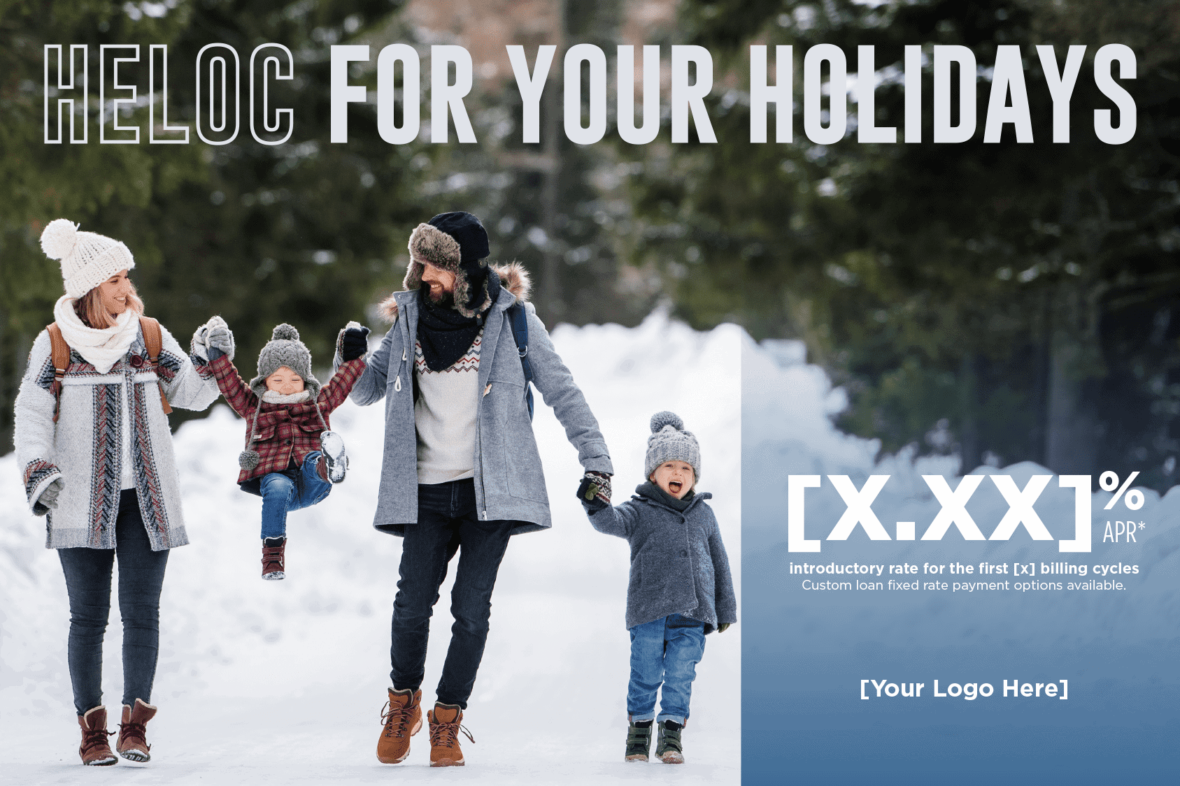 HELOC Postcard – For Your Holidays