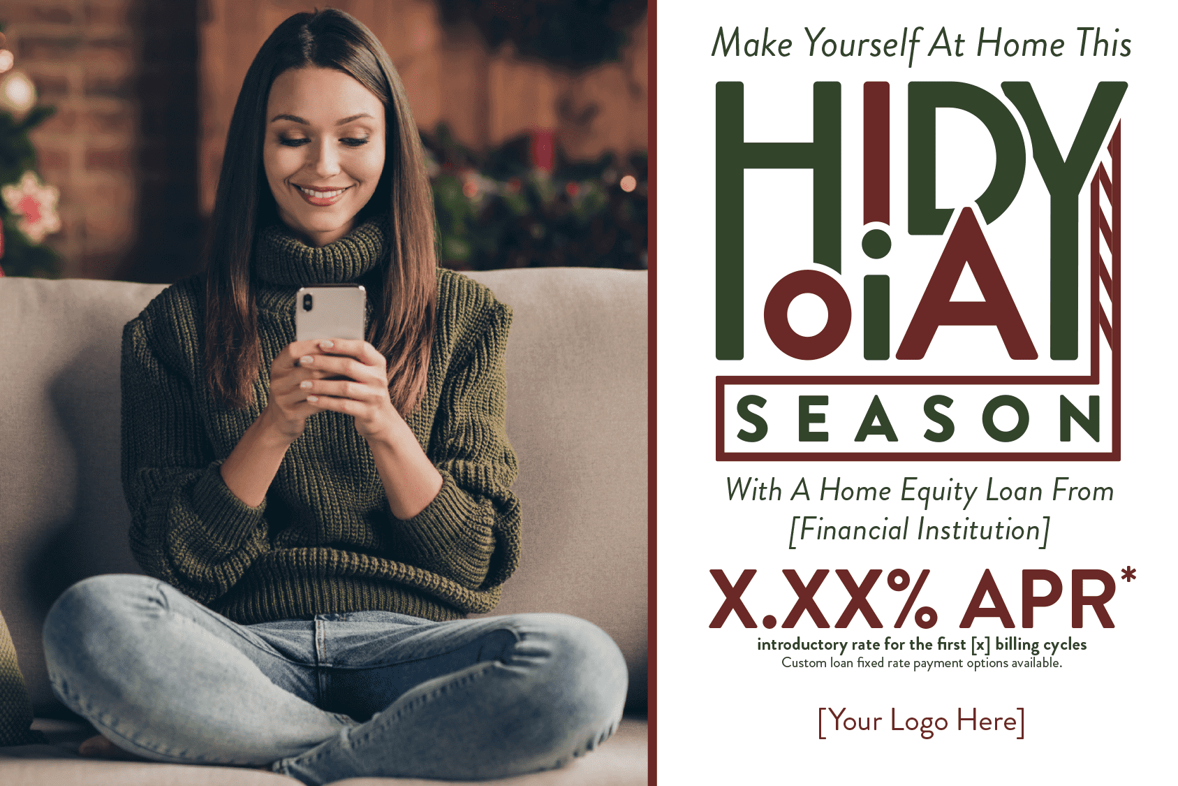 HELOC Postcard – Home this Holiday Season