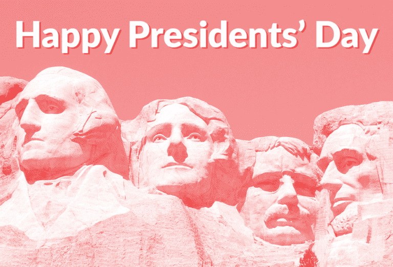 Presidents' Day Postcard - Mount Rushmore 2