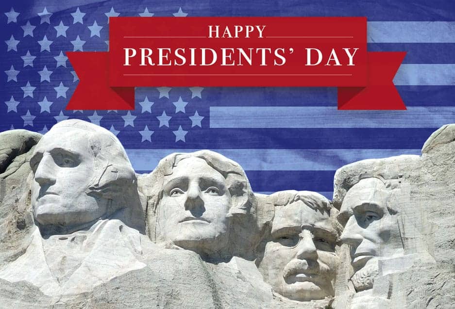 Presidents' Day Postcard - Mount Rushmore
