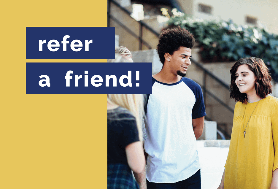 Referral Program Postcard Template Refer a Friend 2 Onovative