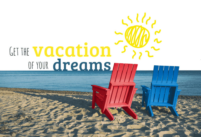 Vacation Loan Postcard Template - Vacation of Your Dreams