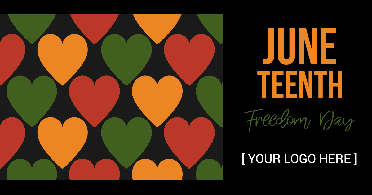 Juneteenth Freedom Day - Hearts