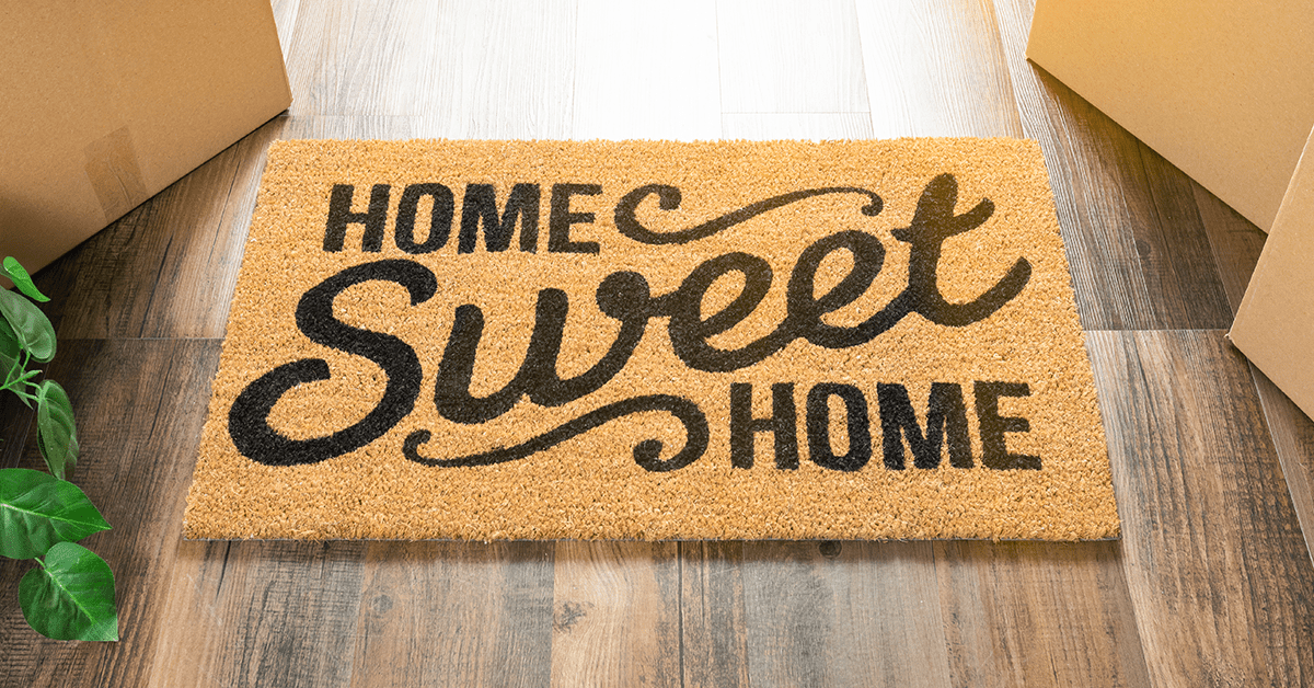 Home Sweet Home - welcome mat
