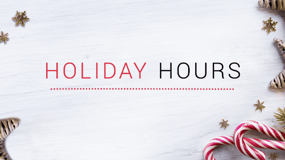 Hours - Holidays