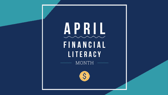 April - Financial Literacy Month - with coin icon